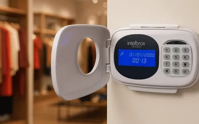 Teclado de alarme Intelbras para loja, solução de segurança da Empresa de Alarme A.Sodré