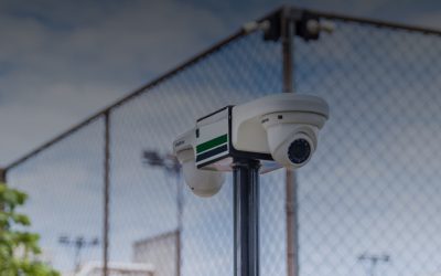 Câmeras de segurança CFTV da Asodre para monitoramento externo